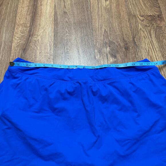 Lands End Womens Royal Blue Swim Skirt Attached Brief Suit Bottom Plus Size 18W - Picture 6 of 7